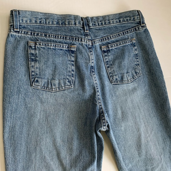 Boston Proper Jeans Women’s 10S 100% Cotton Split Ankle Medium Wash Short - Picture 11 of 13